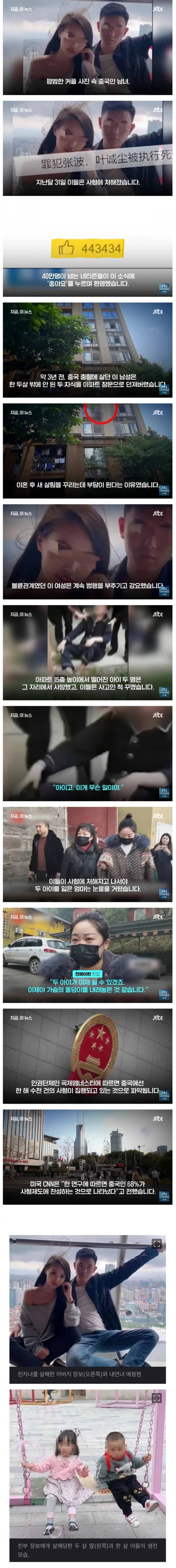 중국에서 개욕먹고 사형된 젊은 남녀