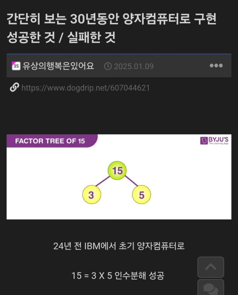양자컴퓨터가 30년 동안 이룩한 것 