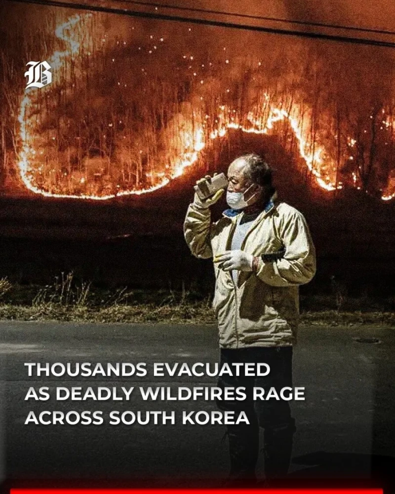 경북 산불 외신 보도 사진-2
