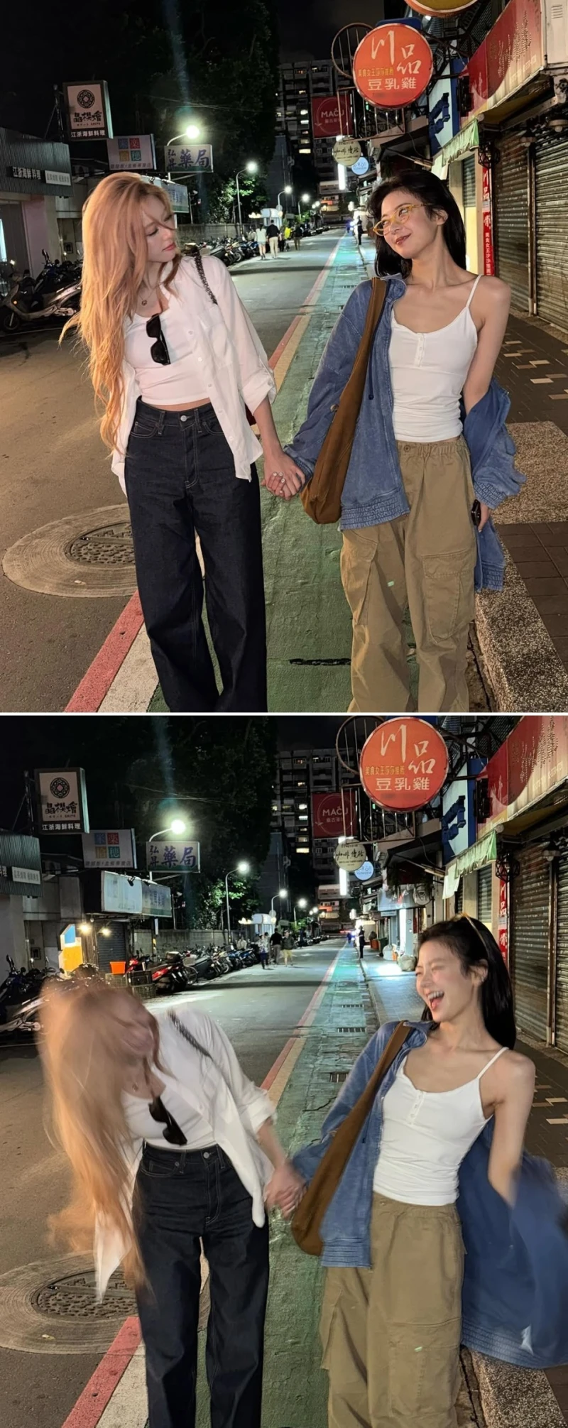 둘 다 몸매는 쌉오지는데 뭔가 부족함..