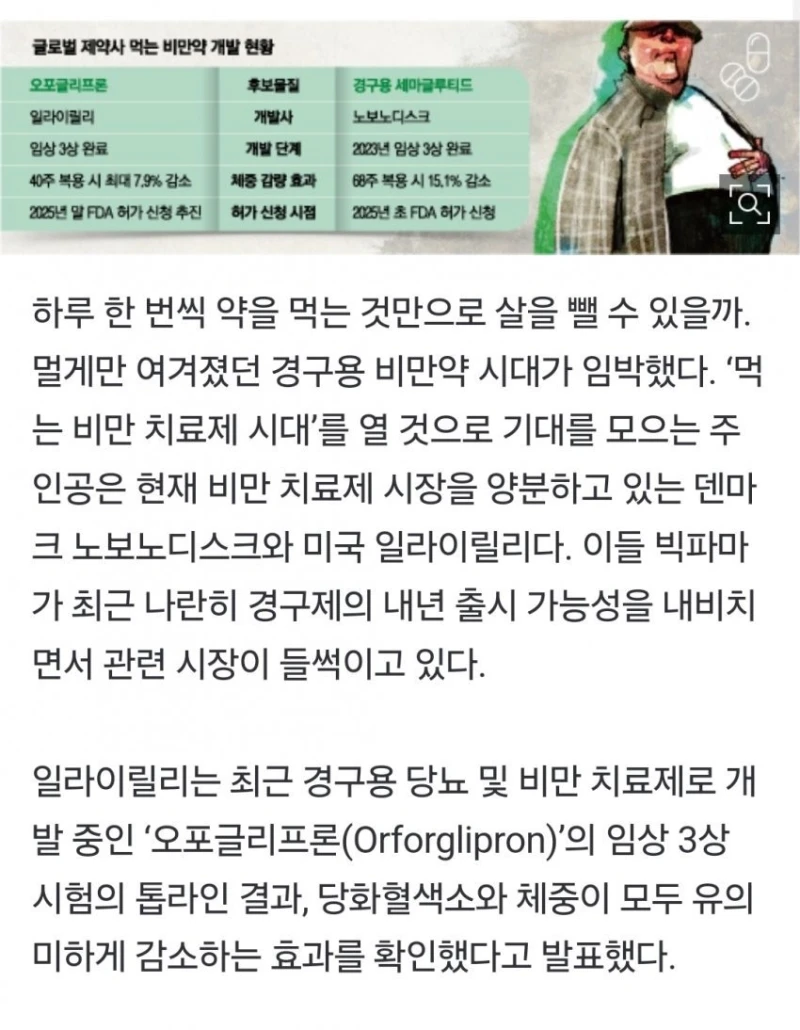 먹는 위고비 나온다고 함 ㄷㄷ-2