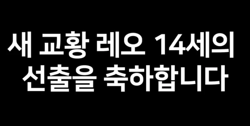 충주맨의 교황 선출 패러디-2