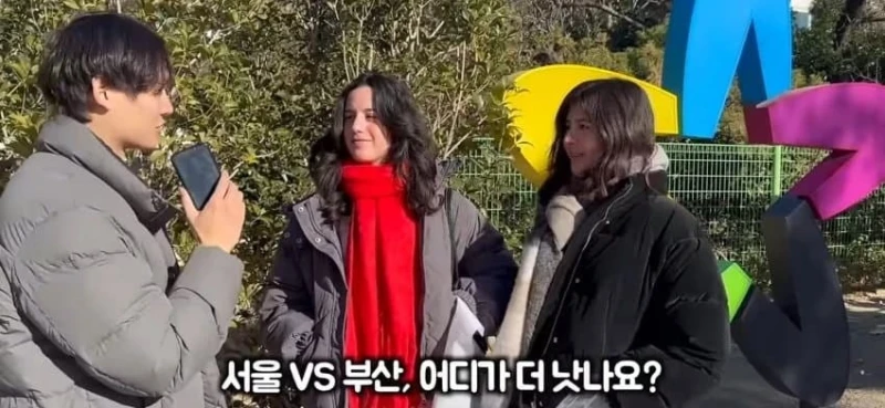 한국 여행중인 외국인들에게 물어본 서울 vs 부산-4