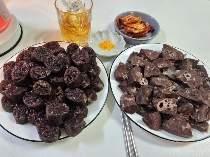 순대 & 허파 7,500원치 양