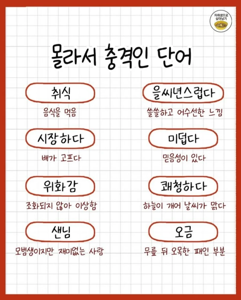 요즘 애들은 잘 모르는 단어라고 함-3
