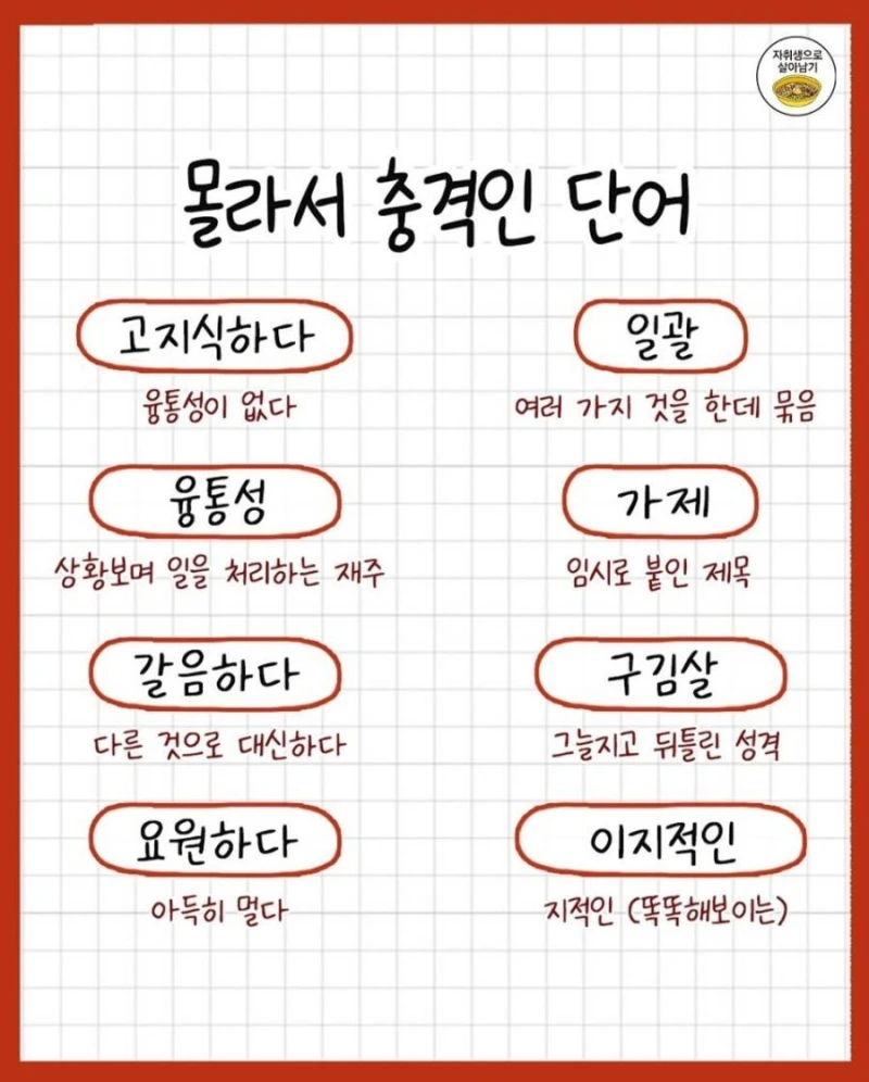 요즘 애들은 잘 모르는 단어라고 함-4