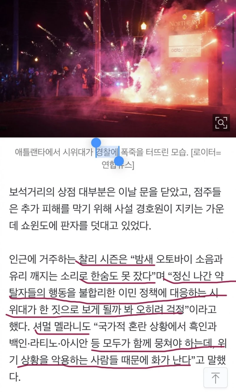 요즘 미국 시위, 약탈의 실제 패턴 -3