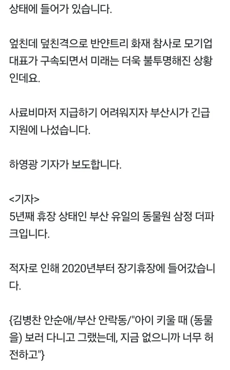 부산시, 세금으로 동물원 먹이 지원-3