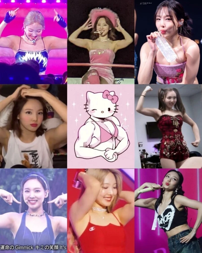 이미지랑 다르게 의외로 근육질 몸매라는 트와이스 나연