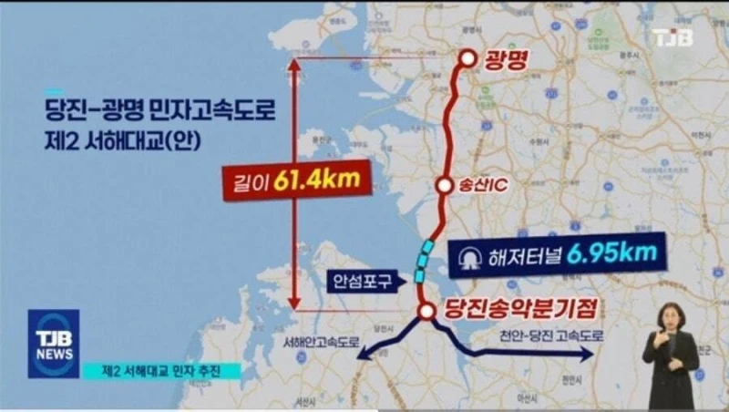 최근 추진중인 서해해저터널-2