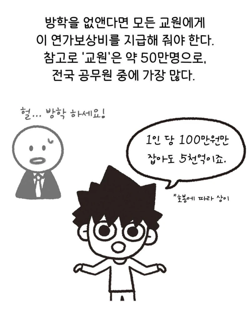 교사한테는 방학이 별로인 이유-5