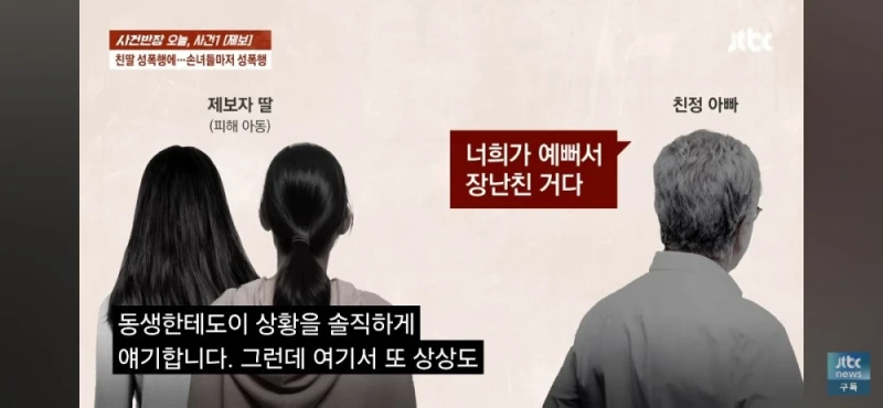딸과 손녀들 성폭행한 친부, 남편 탄원서 써달라는 친모-40