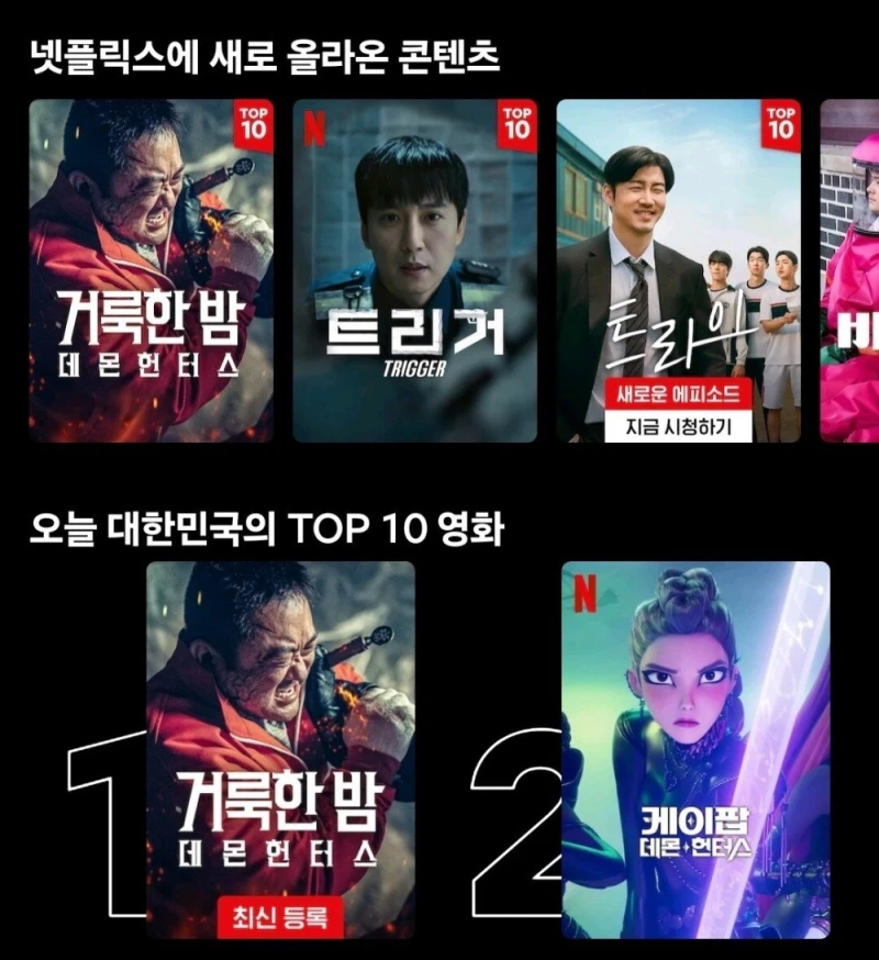 순수 이름빨로 한국 넷플릭스 1위 먹은 K-영화