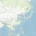 해수면 100m 상승시 한국 상황