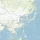해수면 100m 상승시 한국 상황