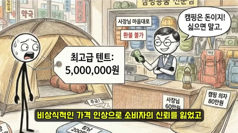 망해가고 있다는 캠핑 시장 상황-23