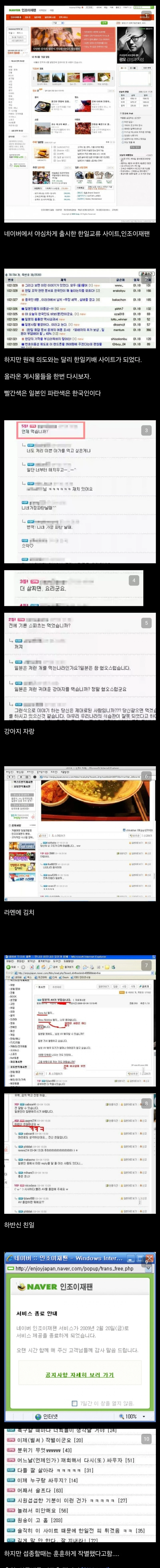 한국 & 일본인들이 같은 커뮤 쓰던 시절 