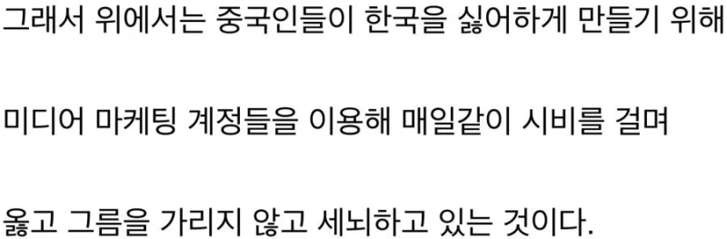 중국 정부의 혐한 선동을 깨달아버린 중국인-6