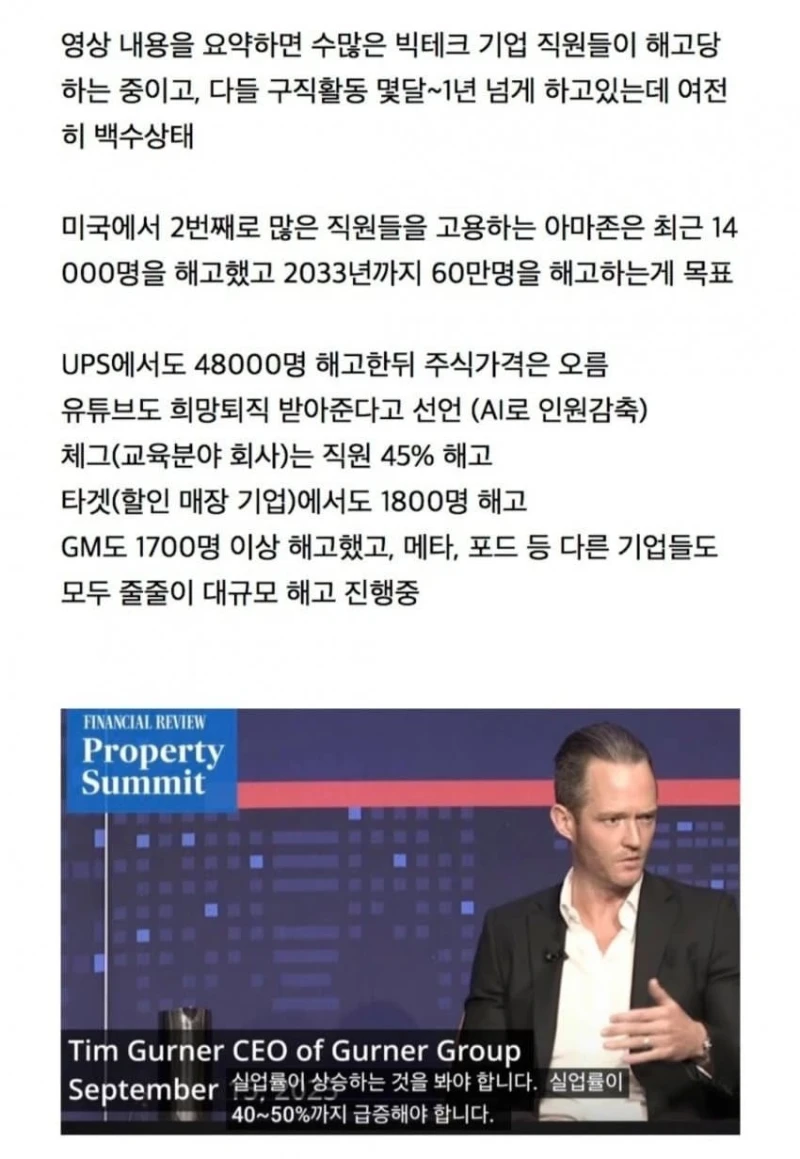 현재 빅테크 기업 직원들이 줄해고 당하는 이유