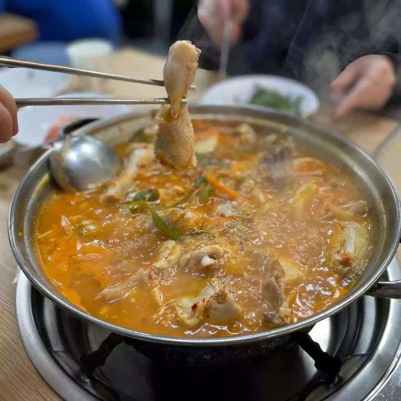한국에 오는 일본인들의 필수코스 닭한마리-5