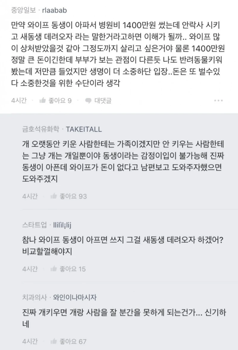 강아지 수술비 1400만원으로 이혼 직전이야...-3