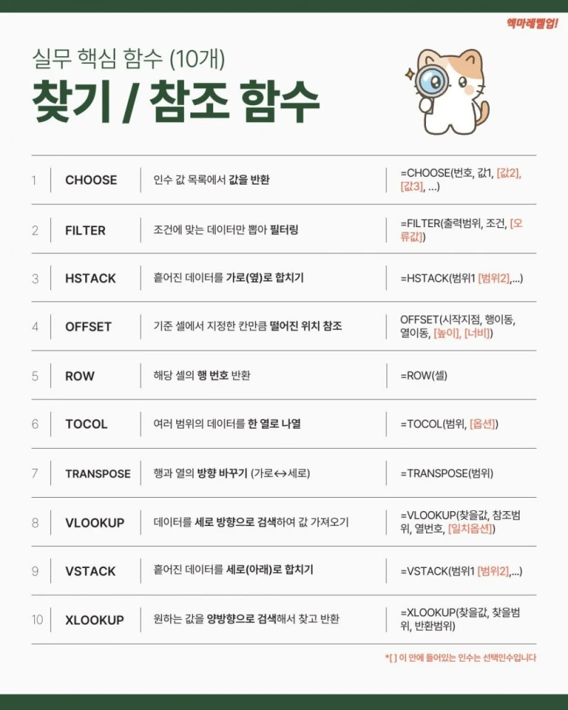 엑셀 실무에서 자주쓰는 함수 치트키-3