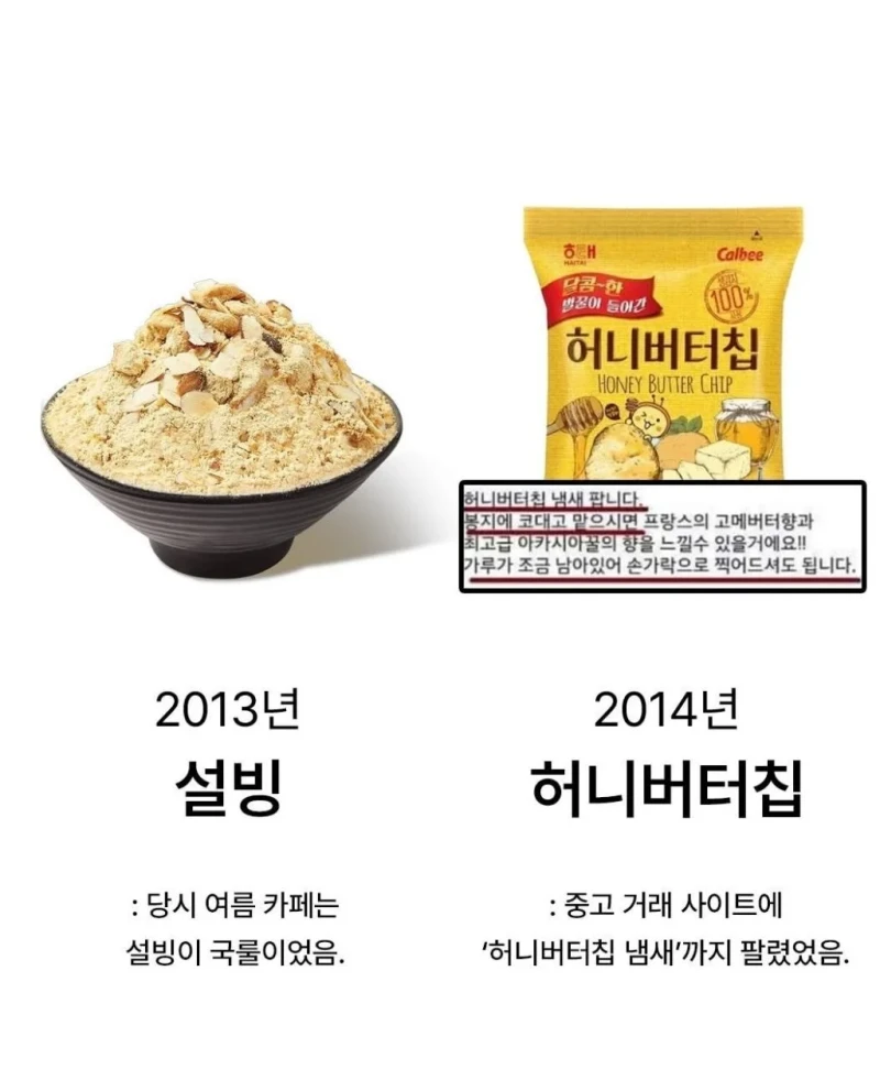 대한민국 연도별 유행했던 음식들-2
