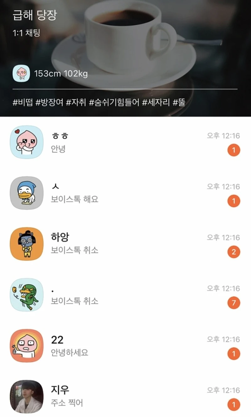 153cm 102kg 여성의 삶