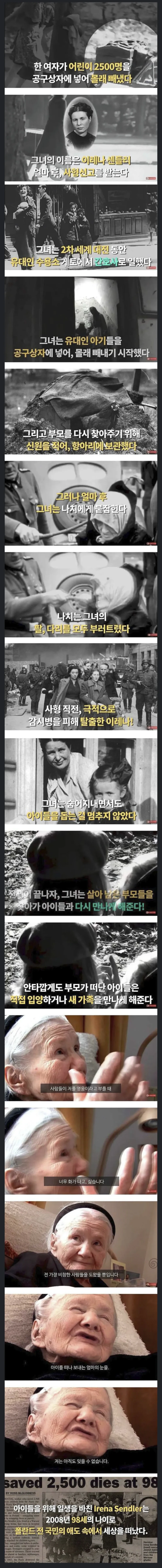 폴란드 간호사가 아기 2500명을 납치함 