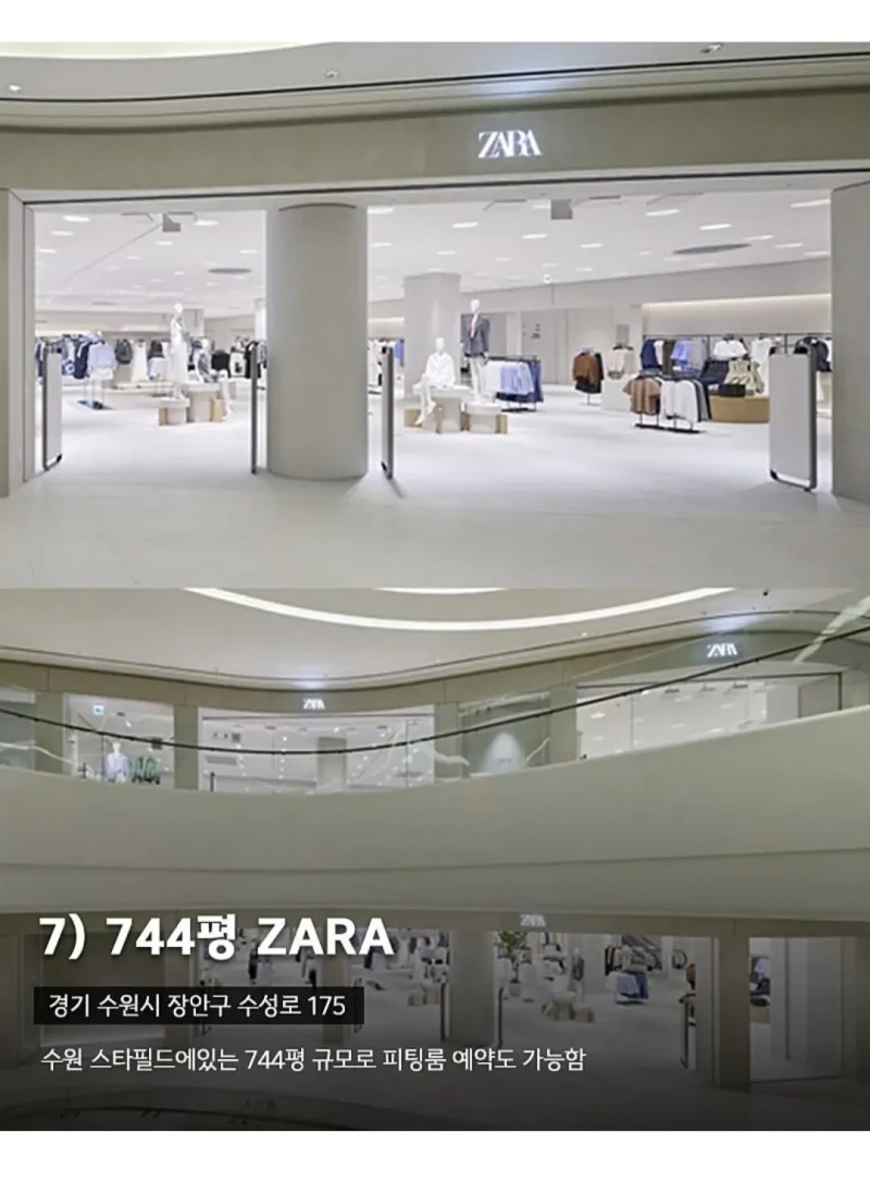 국내에 있는 초대형 매장 7곳 -7