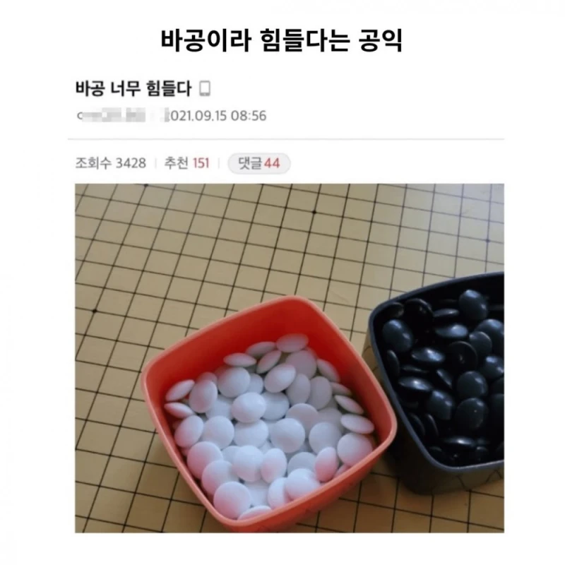 바공이라 힘들다는 공익