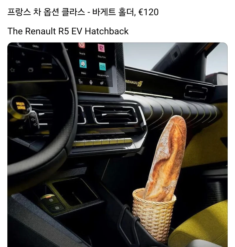의외로 프랑스 차에 있는 옵션
