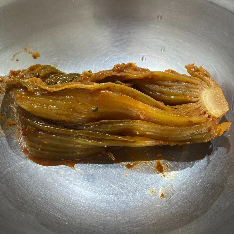 광주의 식당에서 묵은지 김치에 매료된 일본인 -3