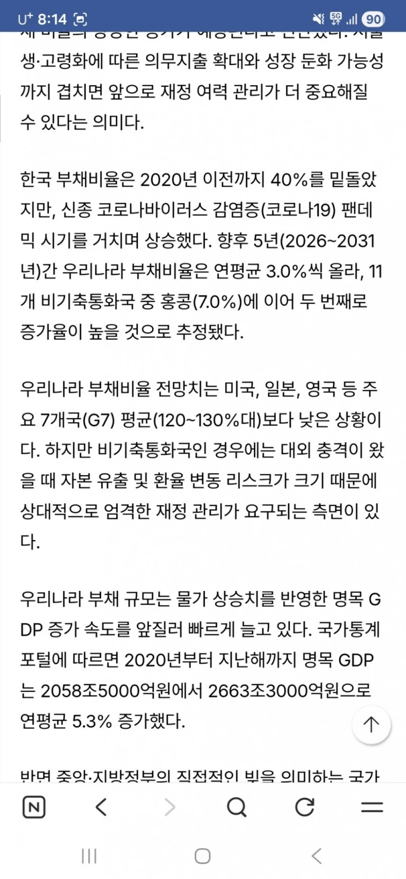 IMF경고와 GDP-3
