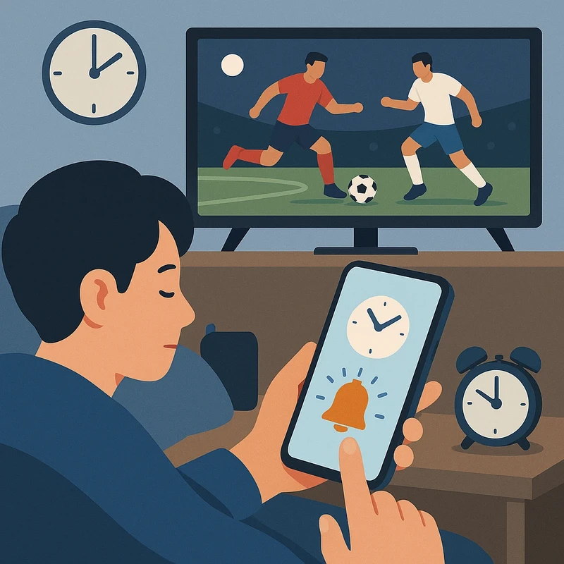 뽕티비에서 해외축구 새벽경기 알림 놓치지 않게 맞추는 법